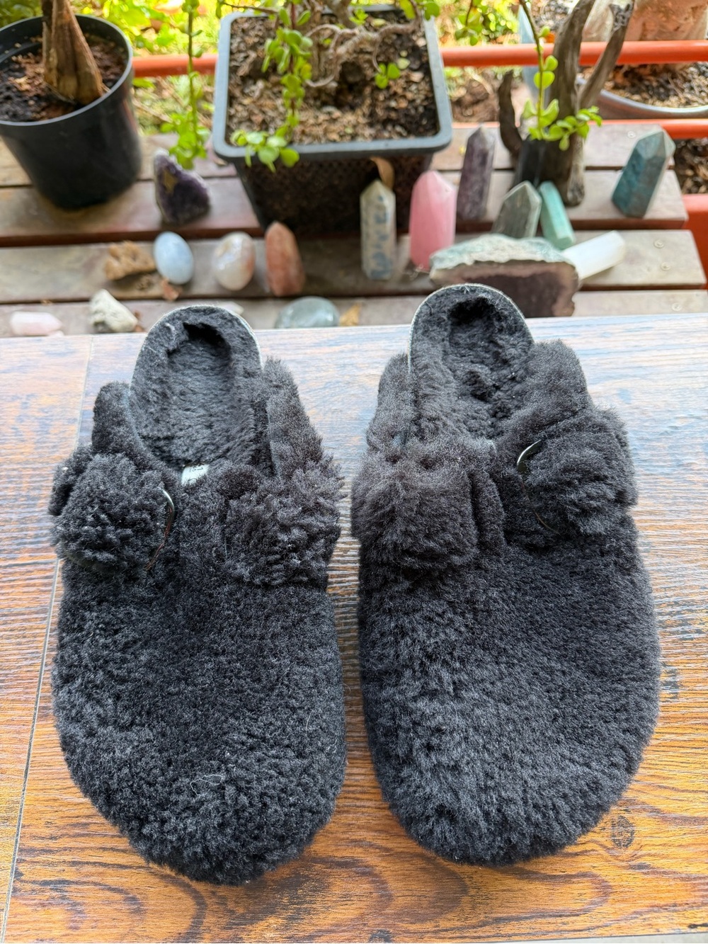 Birkenstock Boston Big Buckle Shearling Clogs